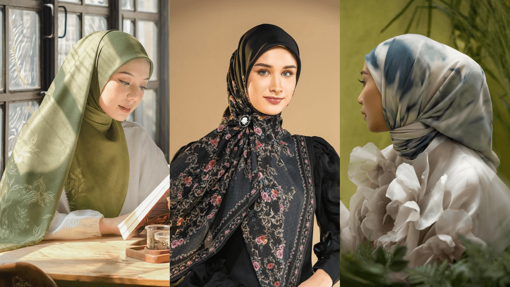Kembali Jadi Trend, Lirik 3 Brand Lokal dengan Pattern Hijab yang Cantik!